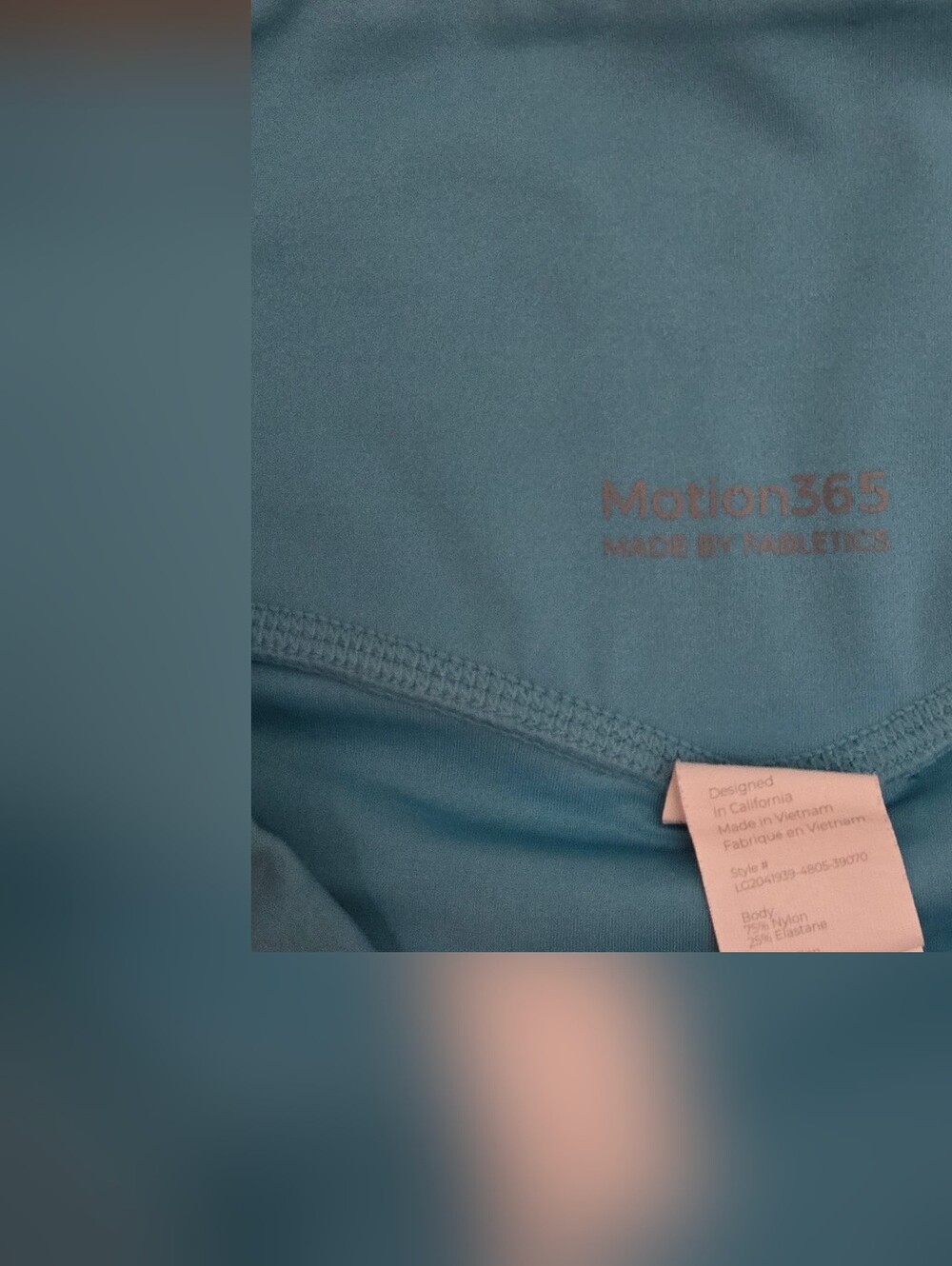 Fabletics Teal Blue High-Waist Leggings - Picture 8 of 14